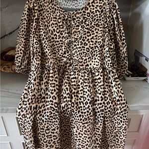 Leopard Print Dress